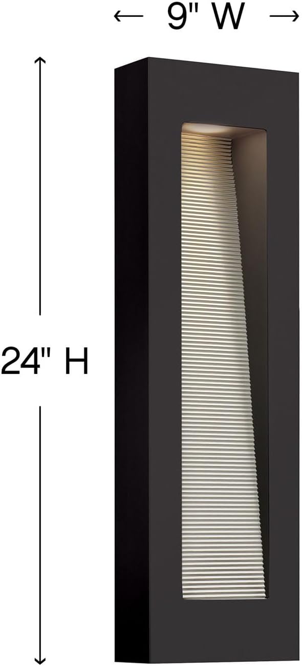 Hinkley Luna Large Wall Mount Lantern with LED 1