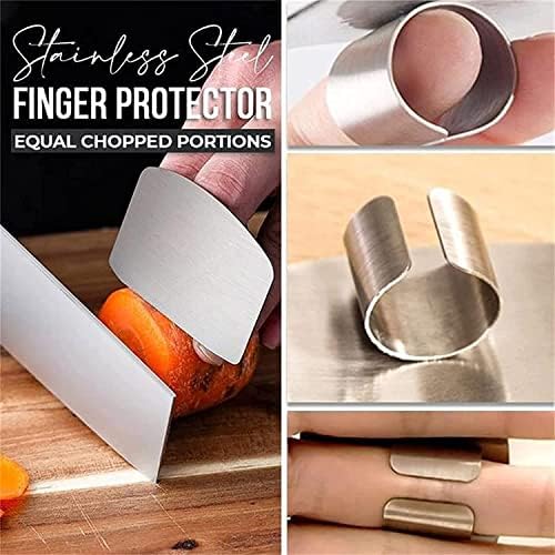 4Pcs Stainless Steel Finger Guards for Safe Cutting 1