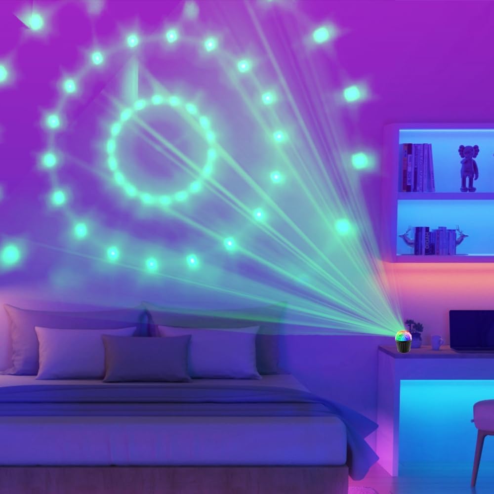 Yiixuyo Disco Ball Light with Sound Control