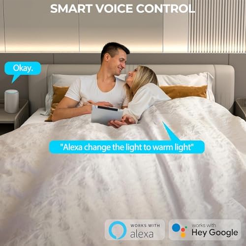 MY BEAUTY LIGHT 24V Smart WiFi Cob Led Strip Light 164ft
