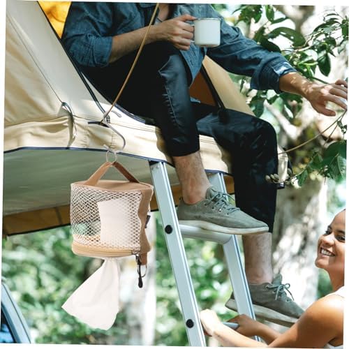 Zerodeko Portable Toilet Paper Holder for Travel and Camping
