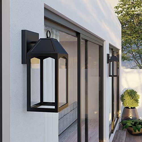 Capital Lighting Burton Night Sky Wall Lantern 1-Light 7W Black