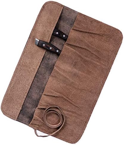 Angus Stoke Knife Roll Bag - 7 Slots for Up to 11 Knives
