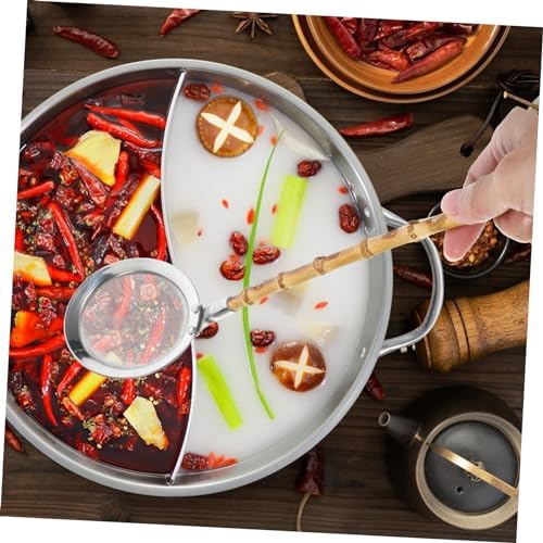 304 Stainless Steel Skimmer Colander Spoon with Handle
