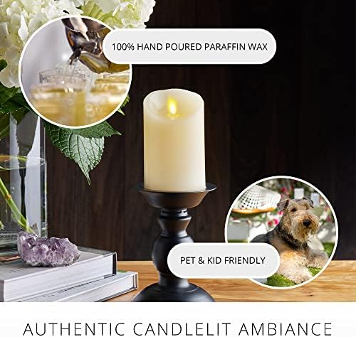 Luminara Flameless LED Ivory Pillar Candle 3 x 45 1