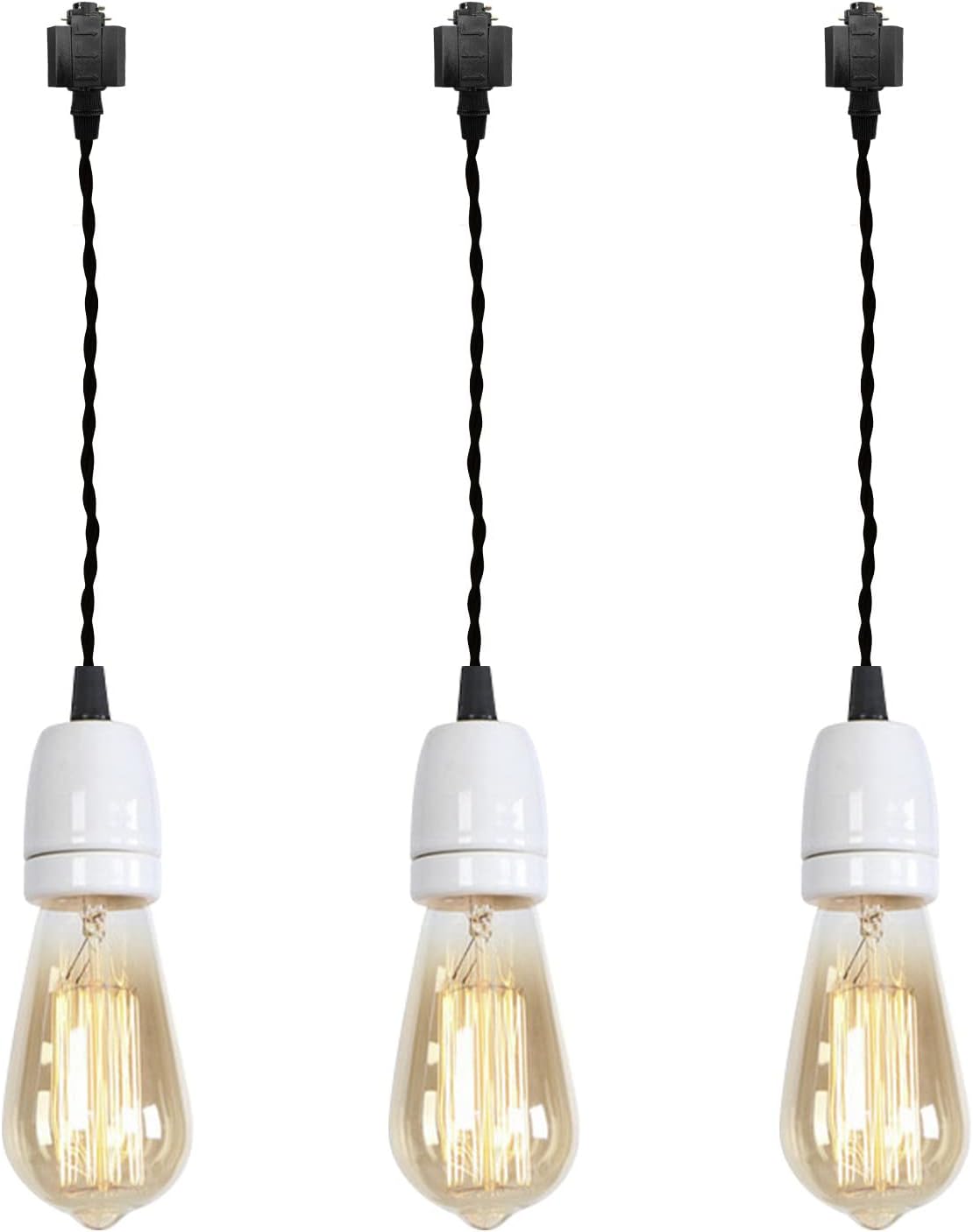 KAYYELAMP 3-Lights H Track Pendant Light Fixture