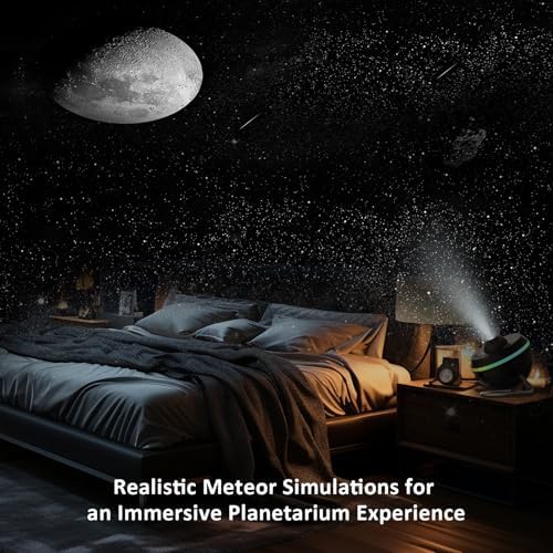 Galaxy Projector with Light Strip and Meteor for Kids Bedroom