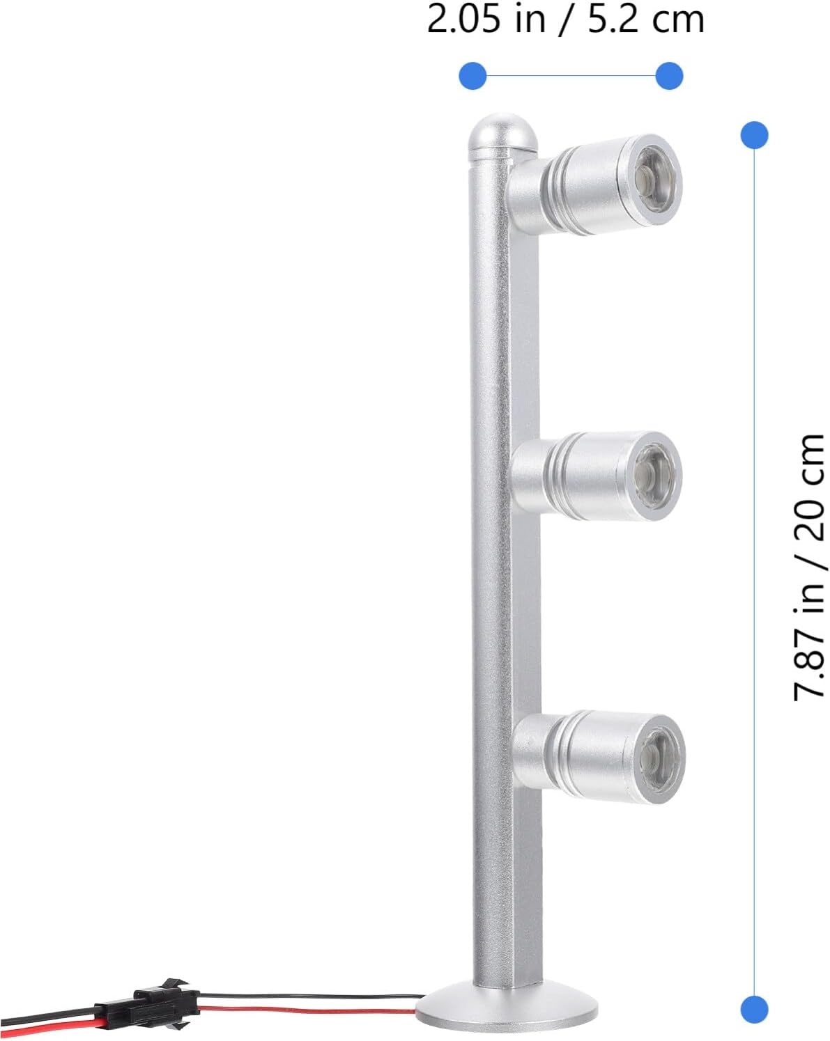Balacoo LED Track Spotlight with 3 Rotatable Heads