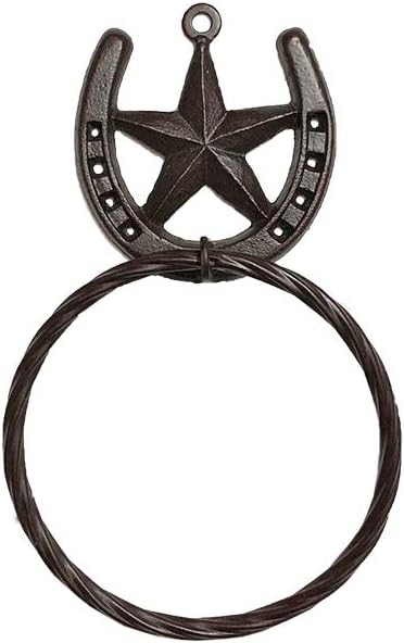 MB Treasure Gurus Texas Barn Star Towel Ring