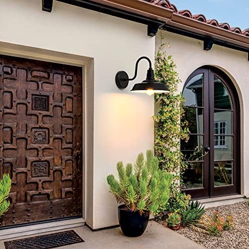 Double Century 2-Pack Barn Lights Outdoor Wall Fixtures