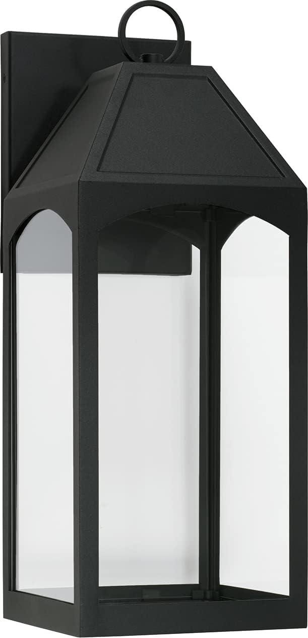 Capital Lighting Burton Night Sky Wall Lantern 1-Light 7W Black