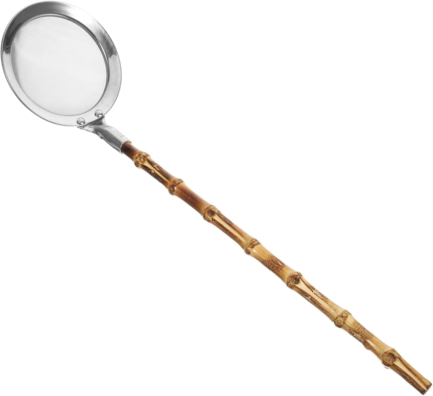 UTHCLO 304 Stainless Steel Colander Skimmer Ladle with Handle 1