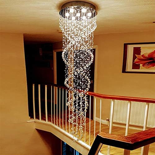 LED Hanging Light Chandelier with Rotating Design
