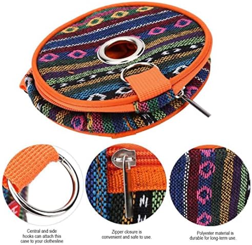 Round Tissue Box Roll Holder with Hook for Camping
