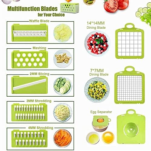 Kuaguan 8 In 1 Vegetable Slicer with Container