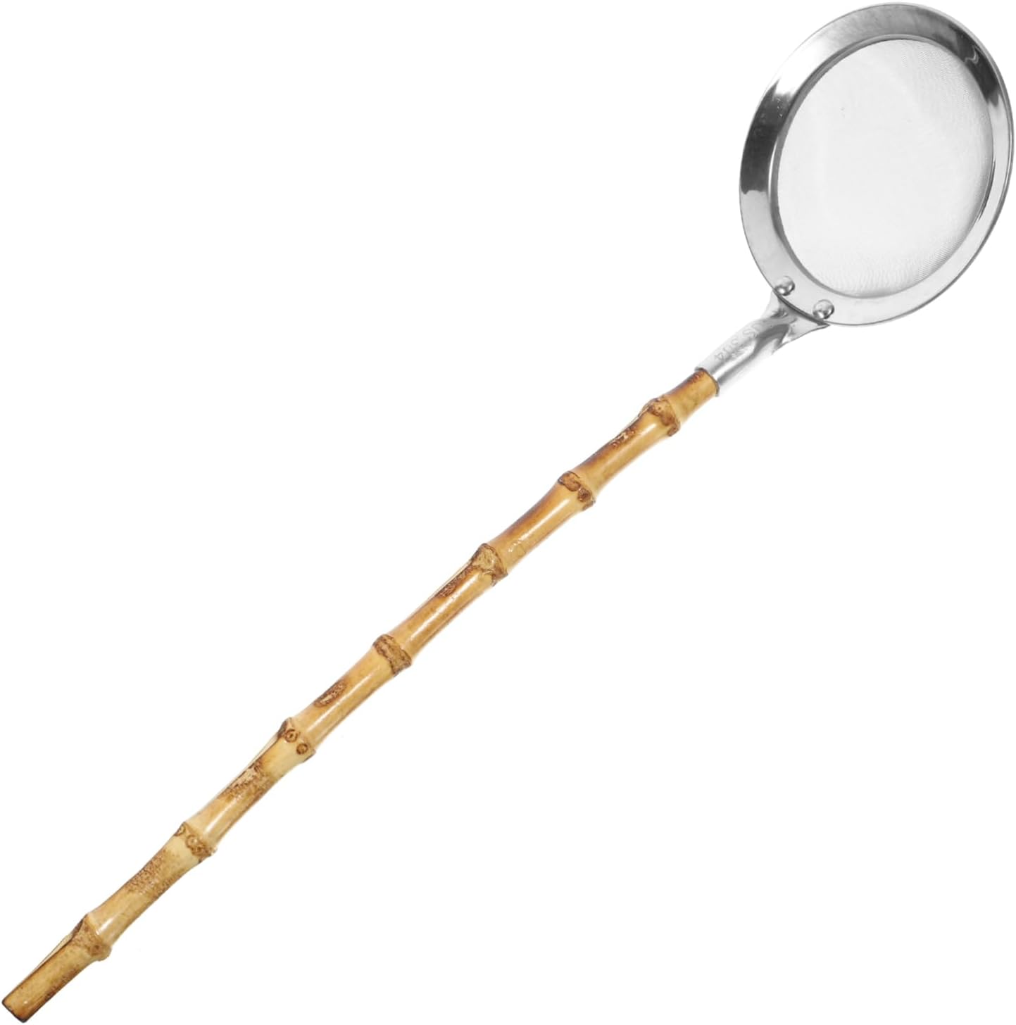 BRIGHTFUFU 304 Stainless Steel Colander Ladle with Long Handle
