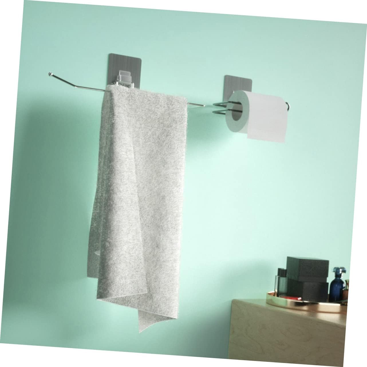 Alipis 1pc Wall Mounted Tissue Holder Stainless Steel Design