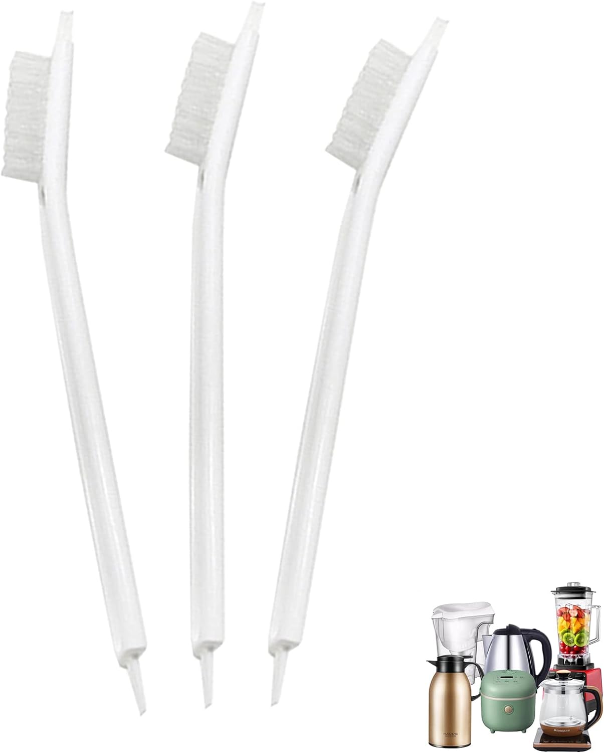 TTYGRHQ 3-Piece Cleaning Brush Set for Kitchen Appliances
