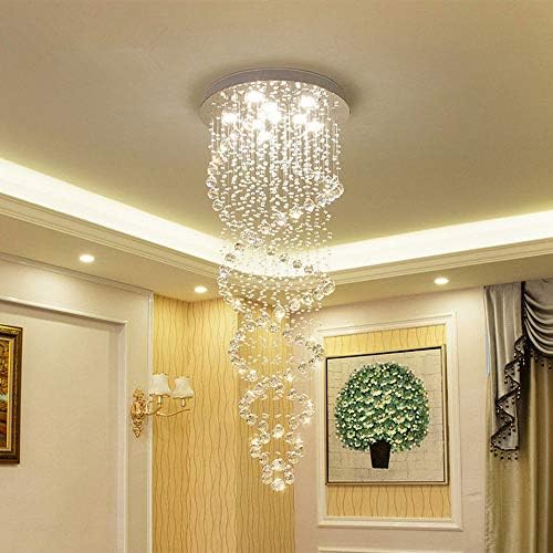 LED Hanging Light Chandelier with Rotating Design