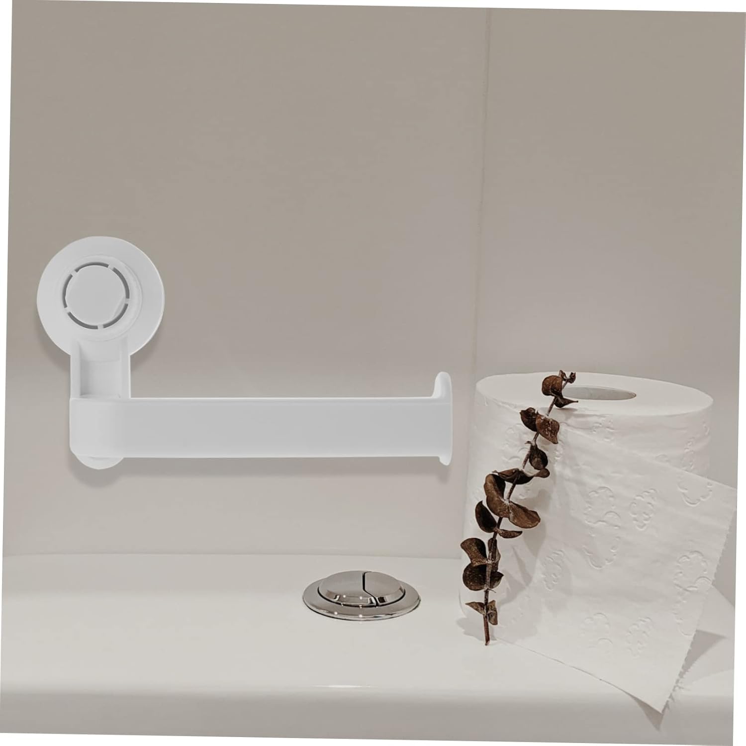 FIXOSHEE Wall Mounted Toilet Paper Holder Simple Stylish Design