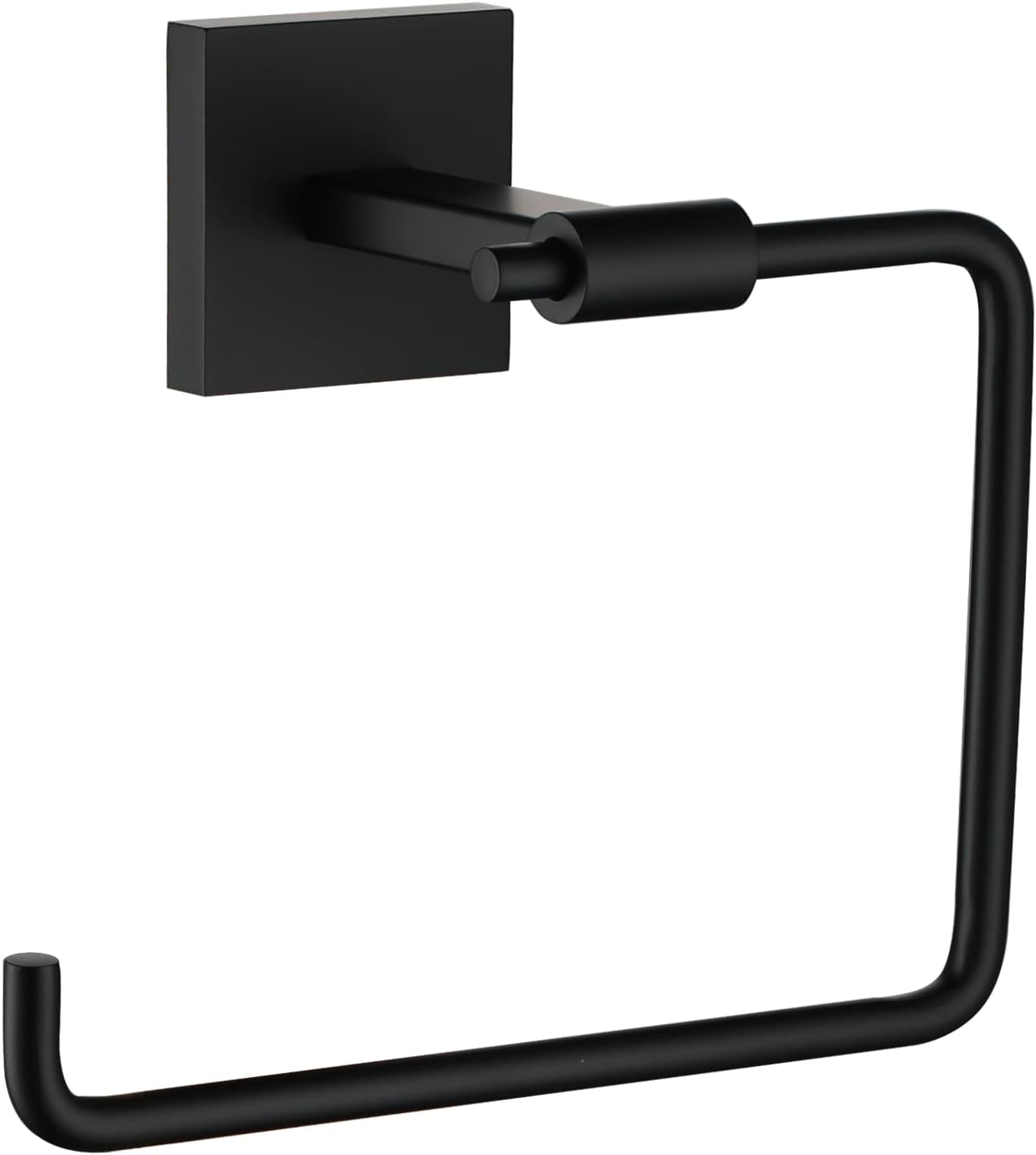 KOKOSIRI Matte Black Towel Ring B3007BK 1
