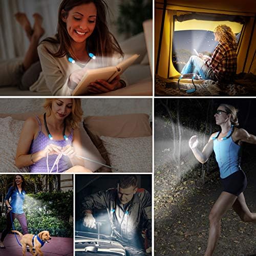 LUXJET Rechargeable LED Book Light for Night Reading
