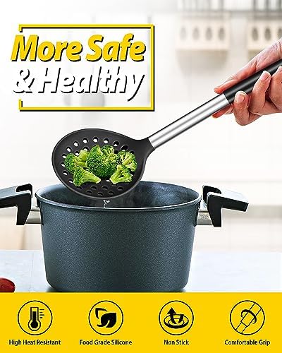 BUNDLEPRO Kitchen Ladle Strainer Set of 2