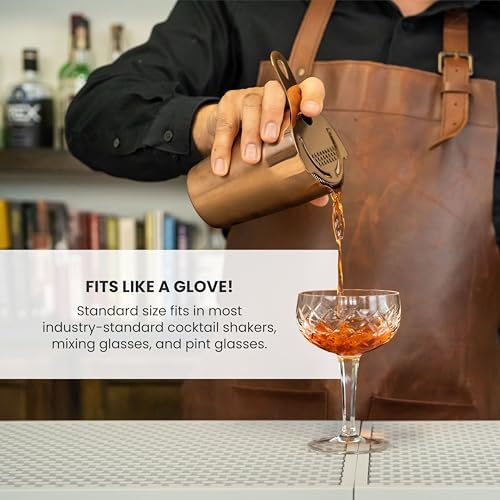 A Bar Above Gold Hawthorne Cocktail Strainer