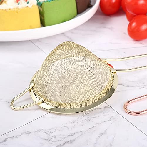 Leadigol Fine Mesh Strainer with Handle for Cocktail Coffee Juice