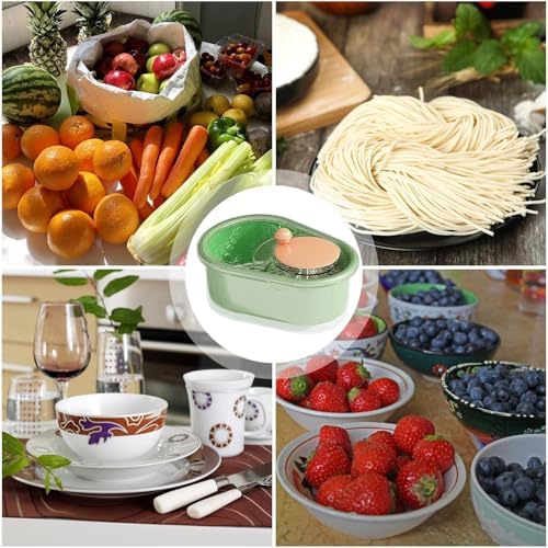 Bohany Fruit Cleaner Spinner Bowl With Brush 1