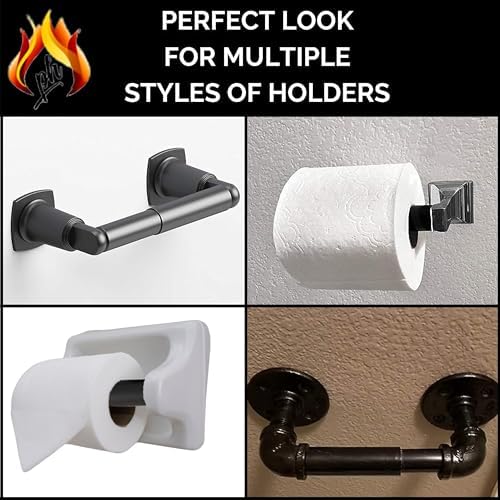 Toilet Paper Holder Replacement Rod 2 Pack