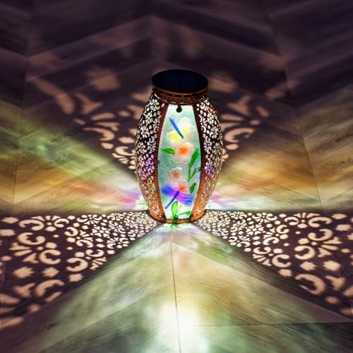 VEWOGARDEN Dragonfly Solar Lanterns for Outdoor Use