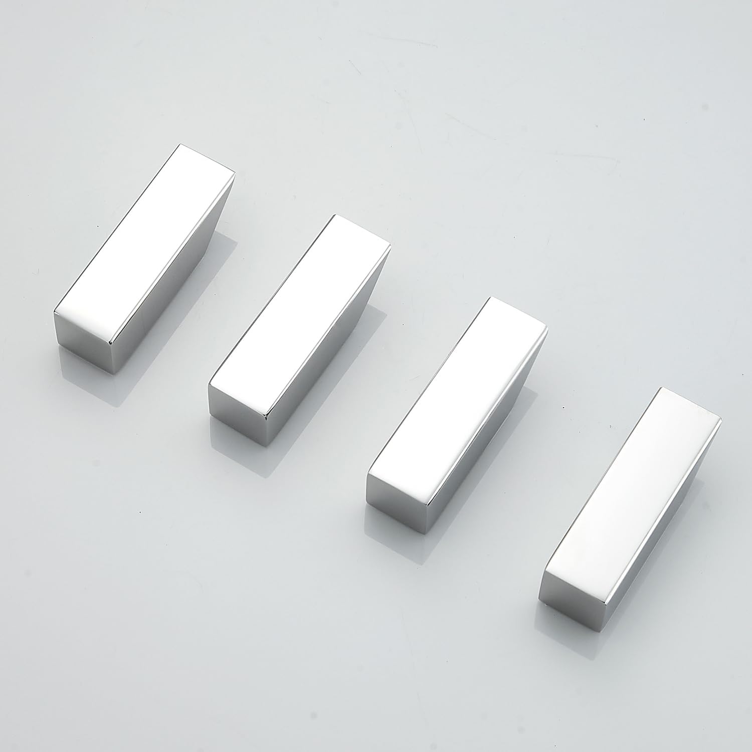YJ YANJUN Chrome Towel Hook Set of 4 - Modern Bathroom Robe Hook