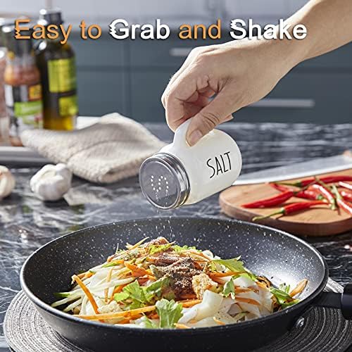 ZOSUJO Salt Pepper Shakers Set 4 oz