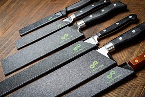 EVERPRIDE 6-Piece Chef Knife Sheath Set - Universal Durable Felt-Lined