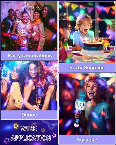Luditek USB Mini Disco Ball Light 4 Pack