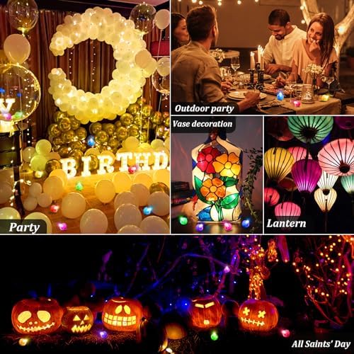 100pcs Waterproof Mini LED Balloon Lights Multicolor 1