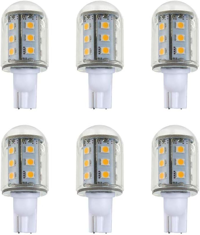 Makergroup T5 T10 LED Bulb 2Watt Cool White 6000K 6pcs