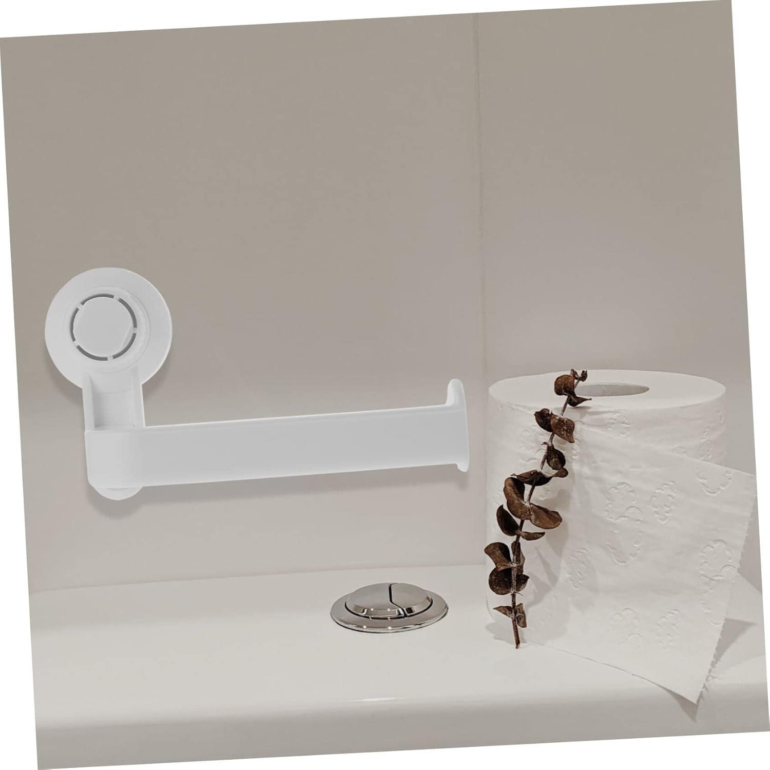 DIYEAH Wall Mounted Roll Paper Holder with Suction Cup 1