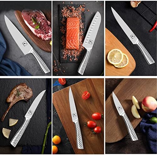 imarku 14PCS Kitchen Knife Set with Block