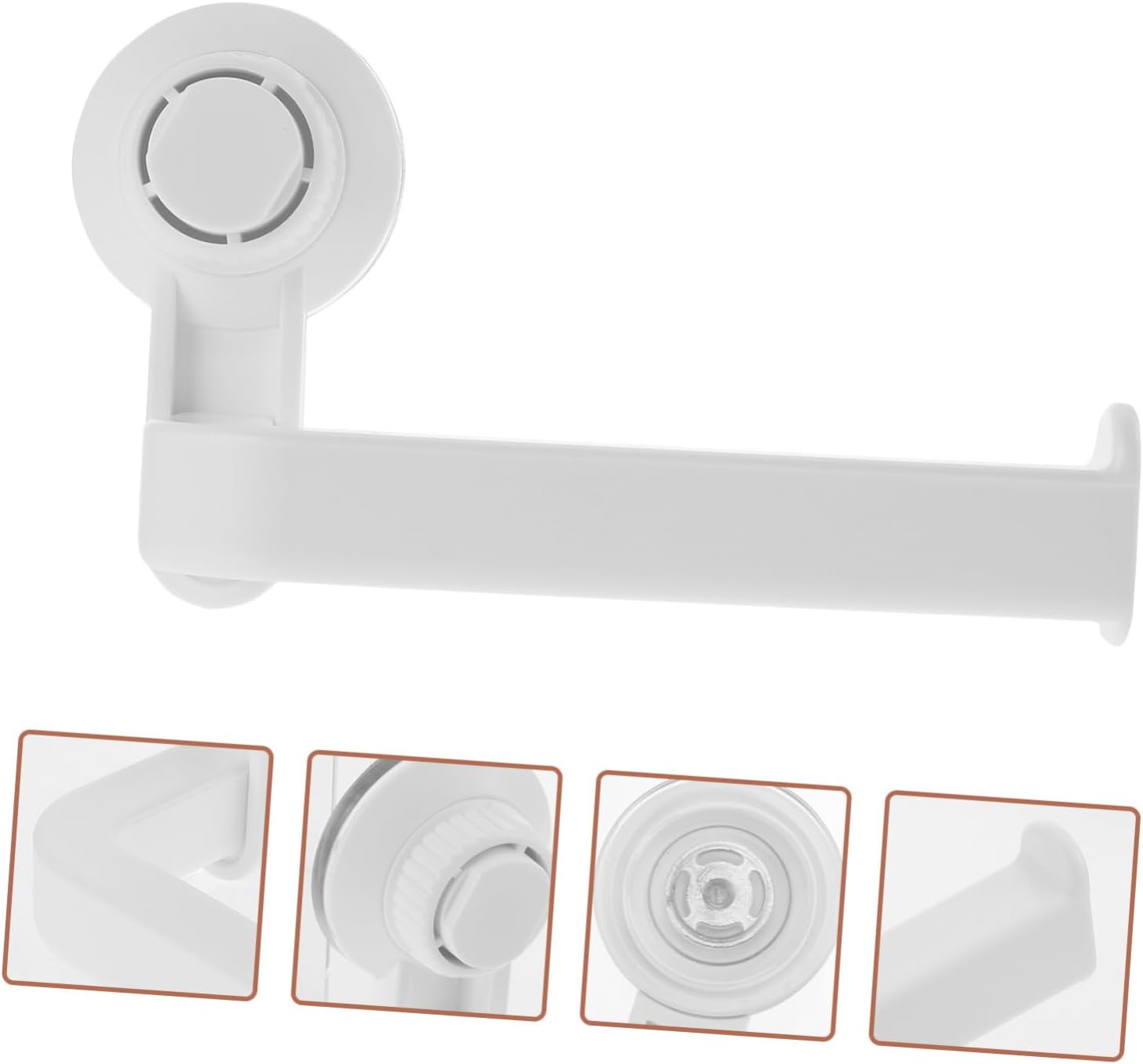 DIYEAH Wall Mounted Roll Paper Holder with Suction Cup 1