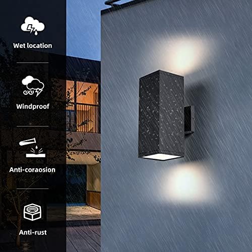 Modern Outdoor Wall Light - Aluminum Porch Sconce