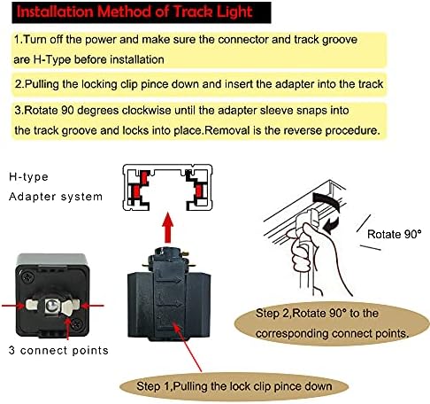 KAYYELAMP H Track Pendant Light No Bulb No Track 1