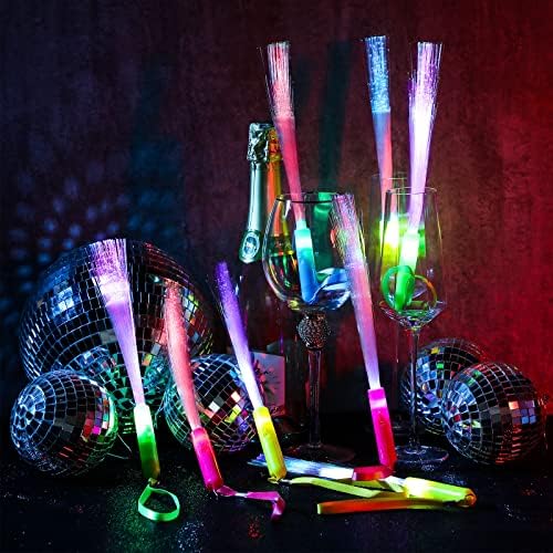 Junkin 200 Pcs LED Glow Wand with Batteries for Party
