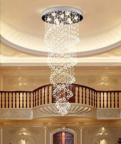 LED Hanging Light Chandelier with Rotating Design