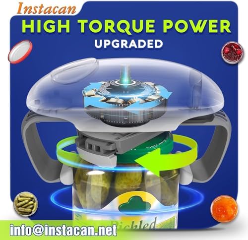 INSTACAN Electric Jar Opener with Auto-Off for Arthritic Hands