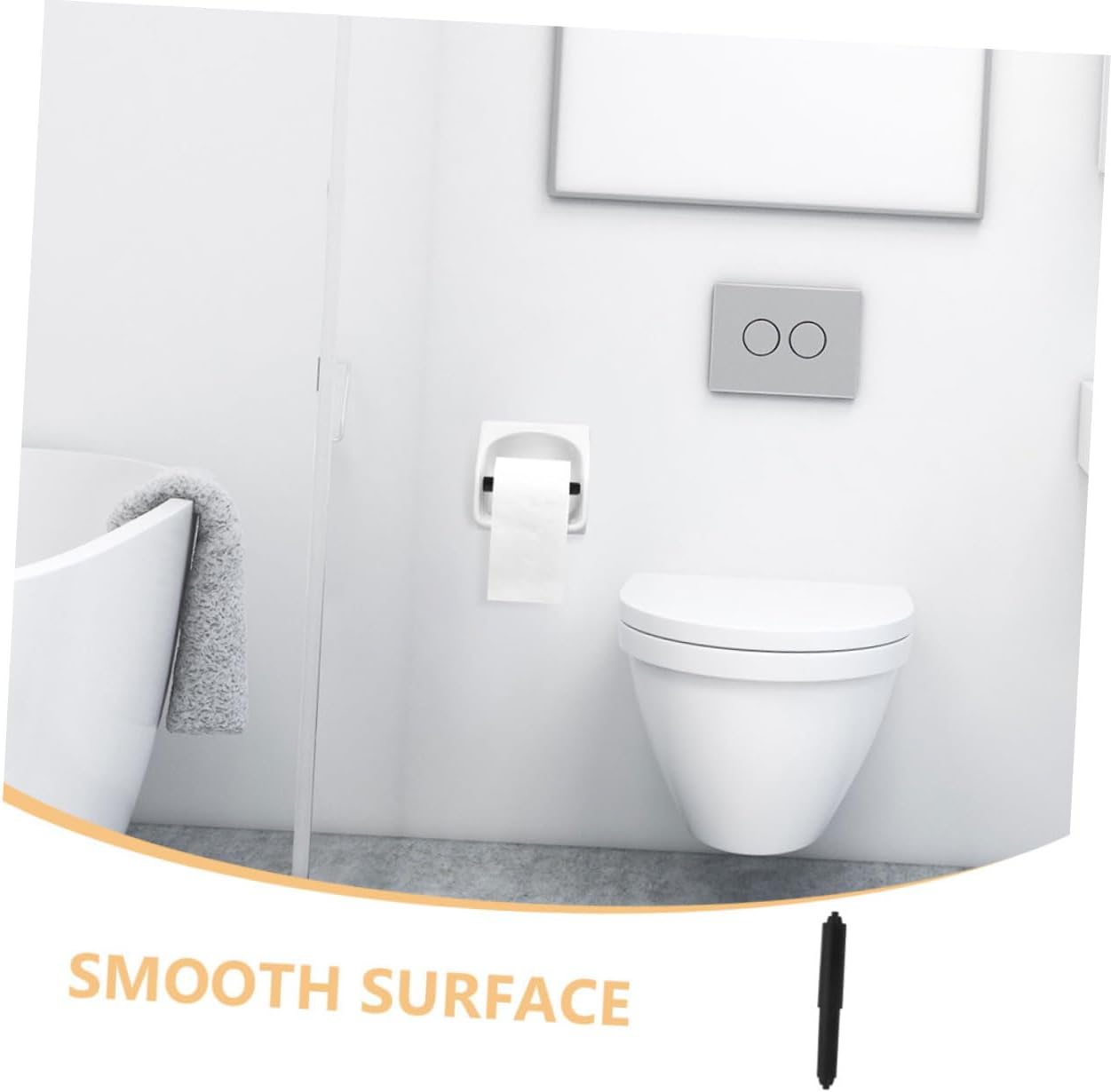PRETYZOOM 2pcs Toilet Paper Holder Cores Spring Style 1