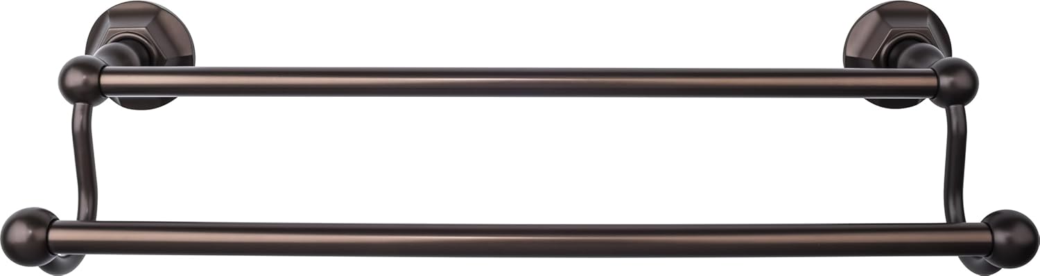 Top Knobs Bath Double Towel Rod in Oil Rubbed Bronze
