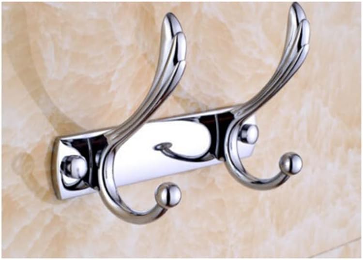 TYZK Shower Shelf with 3 Hooks Chrome Finish