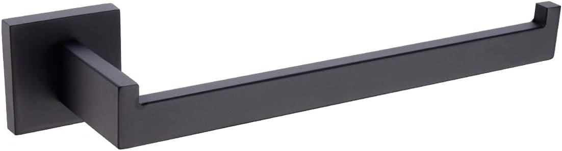 TRUSTMI Matte Black Towel Ring Bathroom Hardware 1